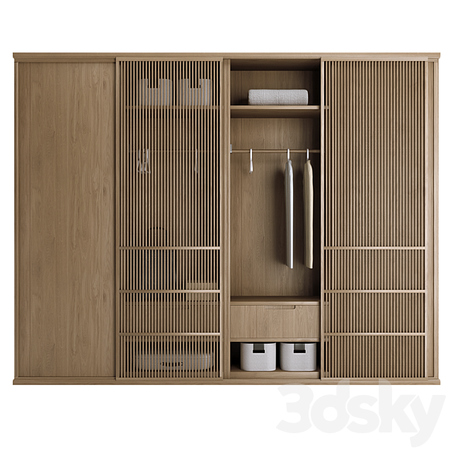 مدل سه بعدی کمد لباس 549