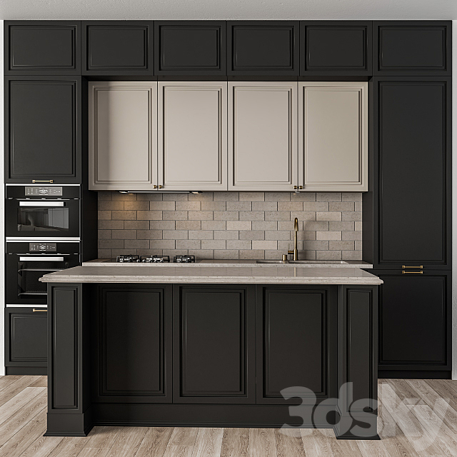مدل سه بعدی کابینت مدرن 329
