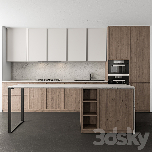 مدل سه بعدی کابینت مدرن 330