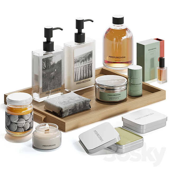 مدل سه بعدی لوازم حمام 314