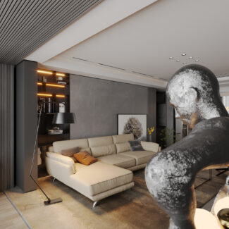 3D Living Room 2022
