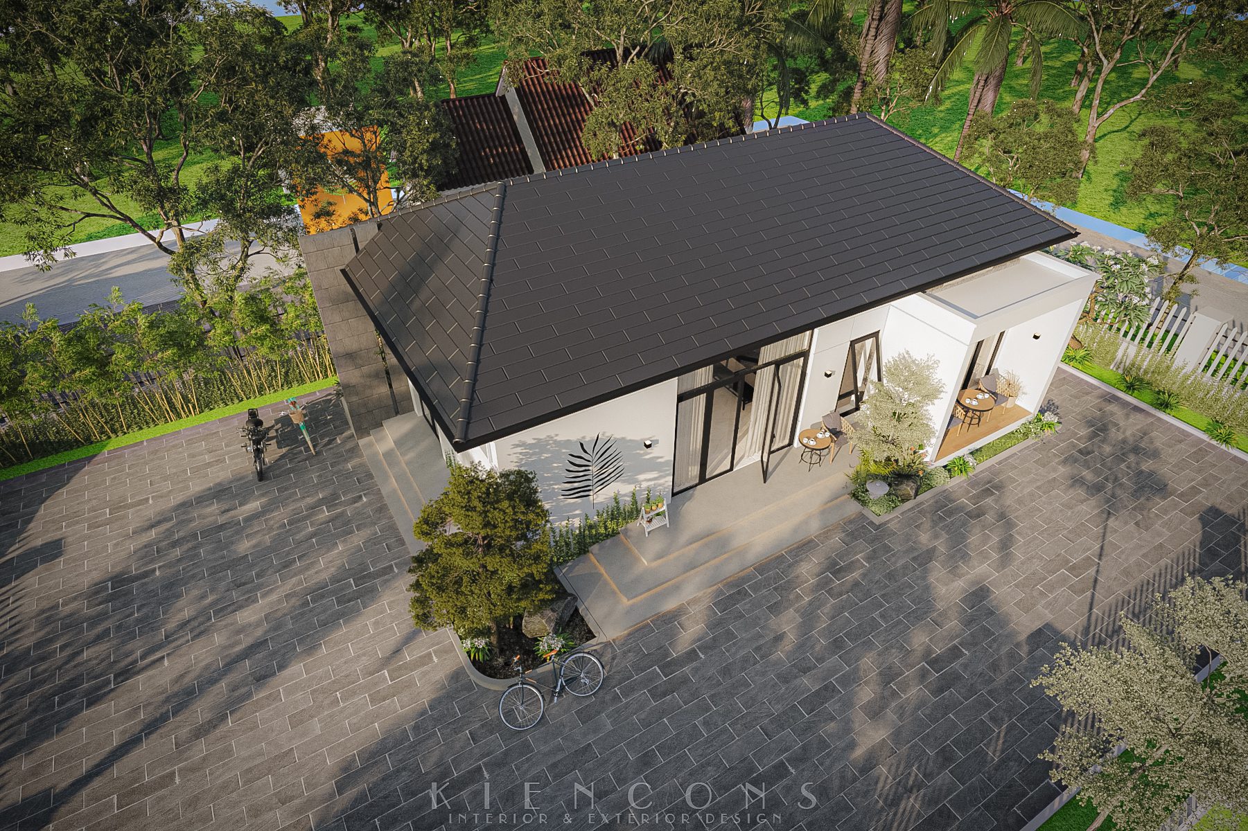13607. 3Ds Max House Exterior Model Download By Kts Nhat Minh