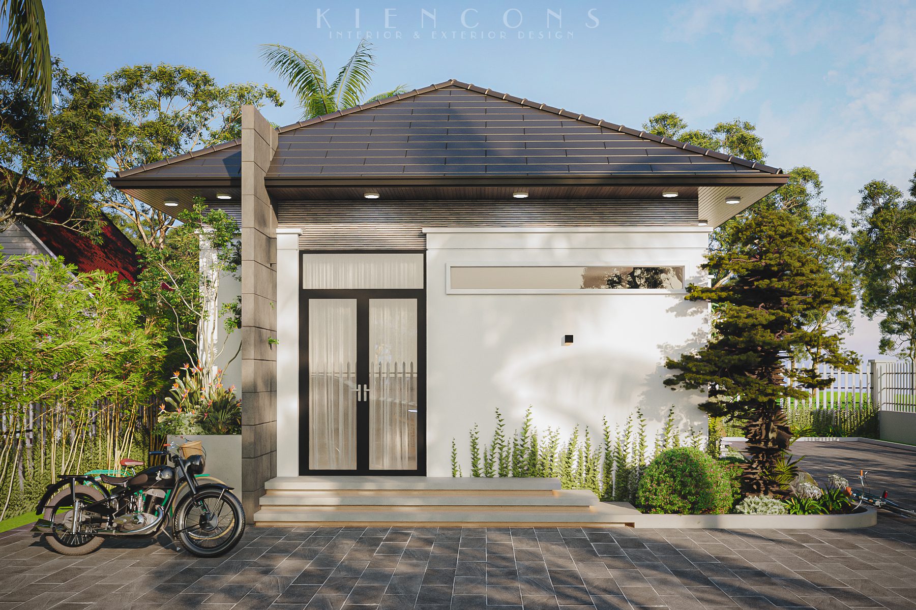 13607. 3Ds Max House Exterior Model Download By Kts Nhat Minh