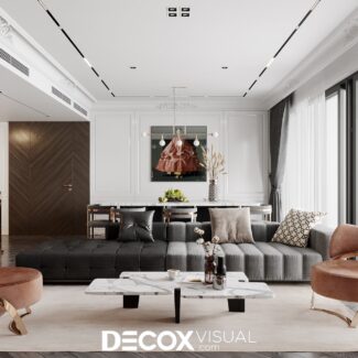 3D Interior Scene File 3dsmax Model Livingroom