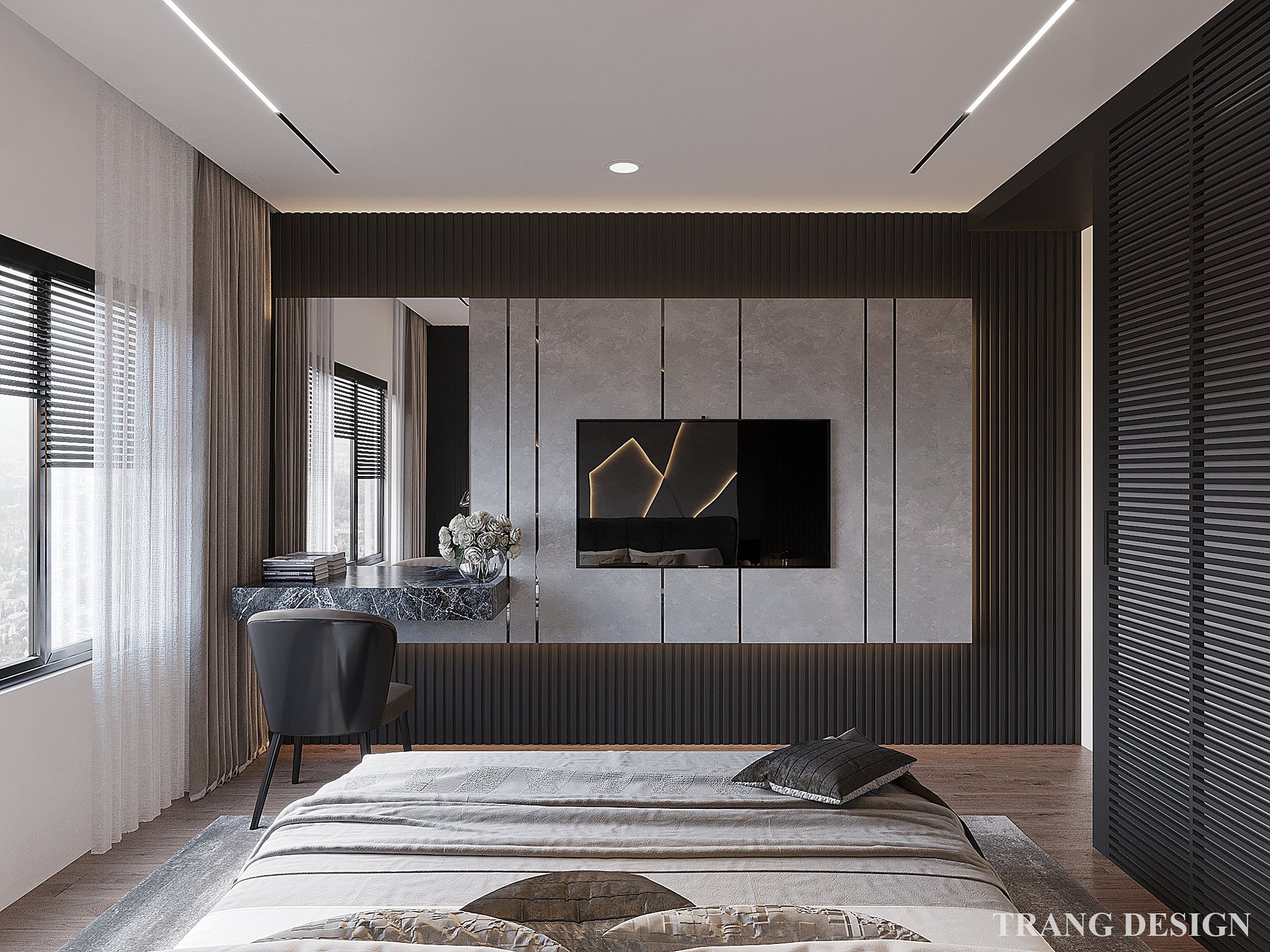 3D Interior Scenes File 3dsmax Model Bedroom 592 By Nguyen Phuong Trang