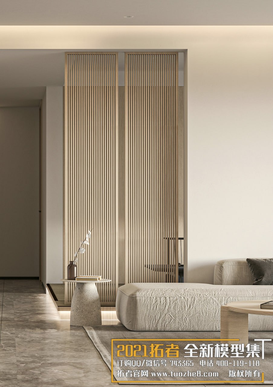 3D Living Room - Living Room Interior Model 109 (2)