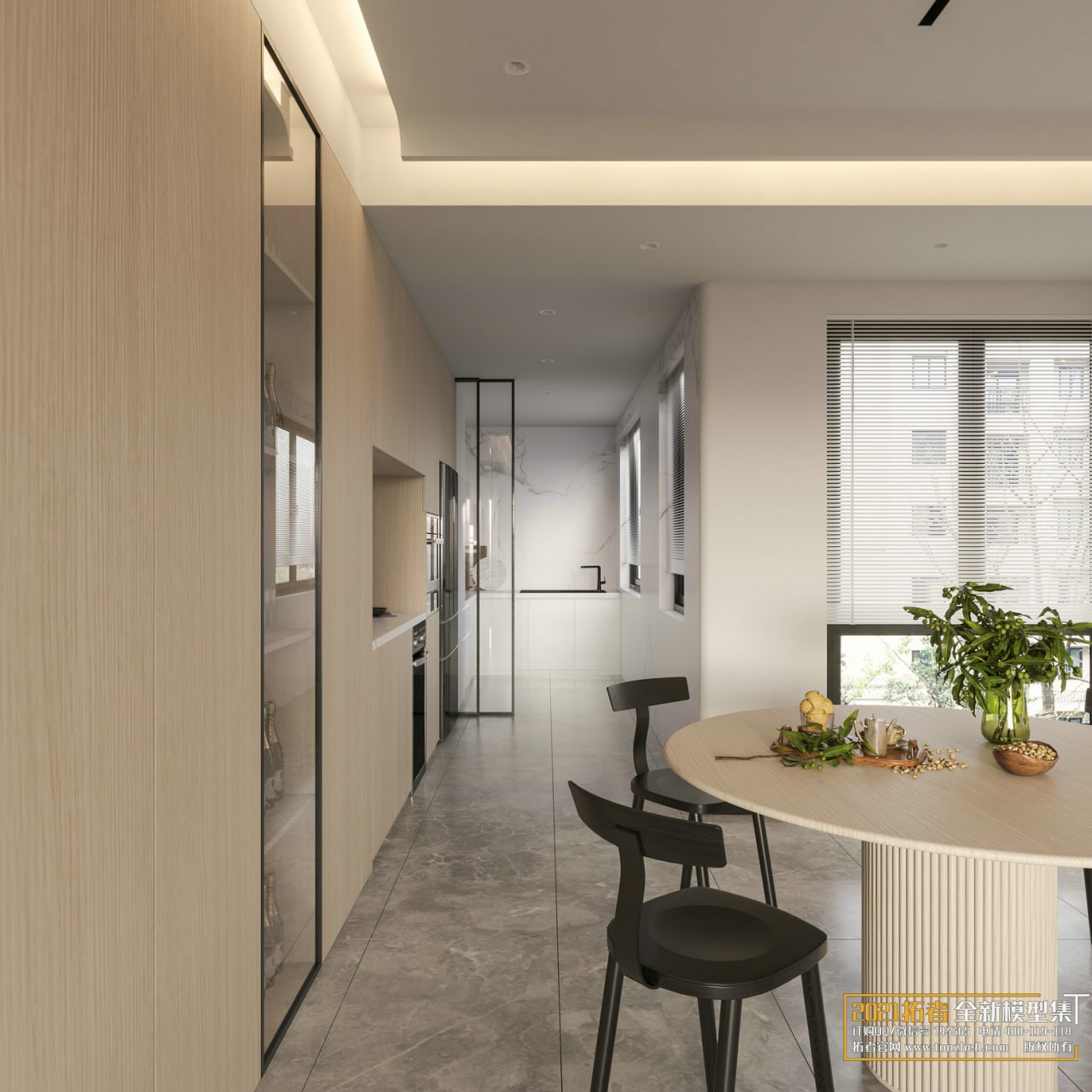 3D Living Room - Living Room Interior Model 109 (3)