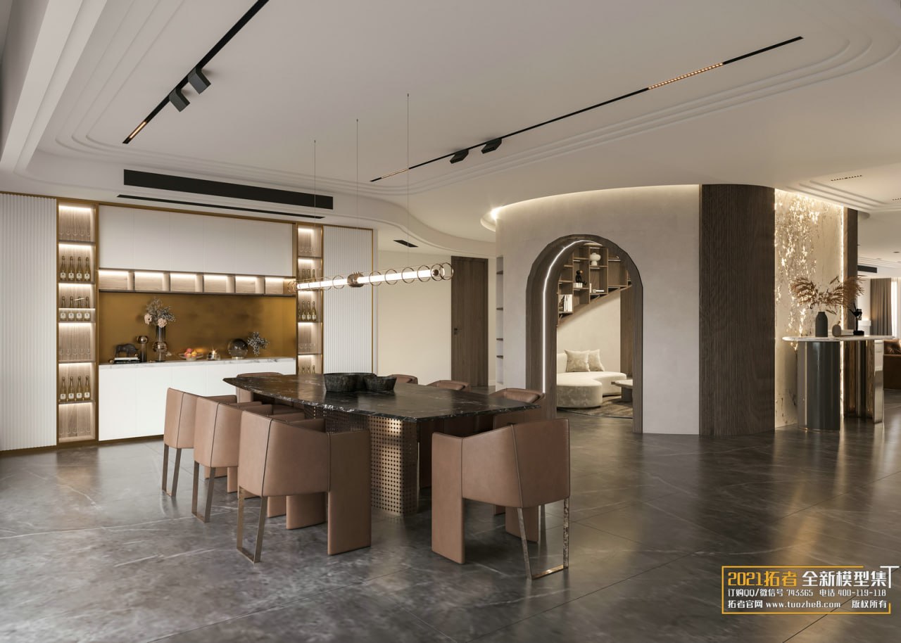 3D Living Room - Living Room Interior Model 110 (10)