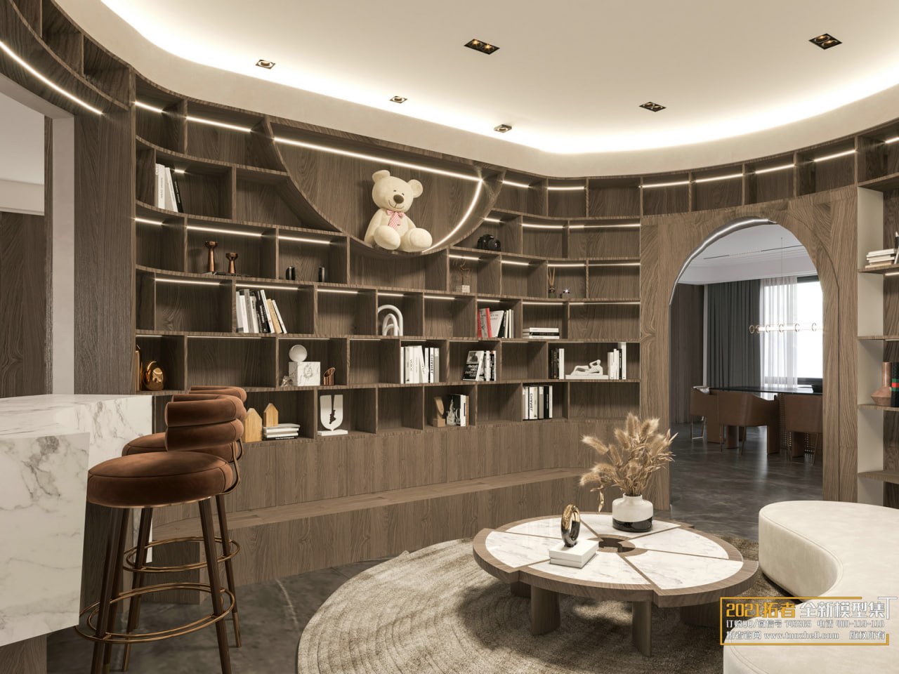 3D Living Room - Living Room Interior Model 110 (7)