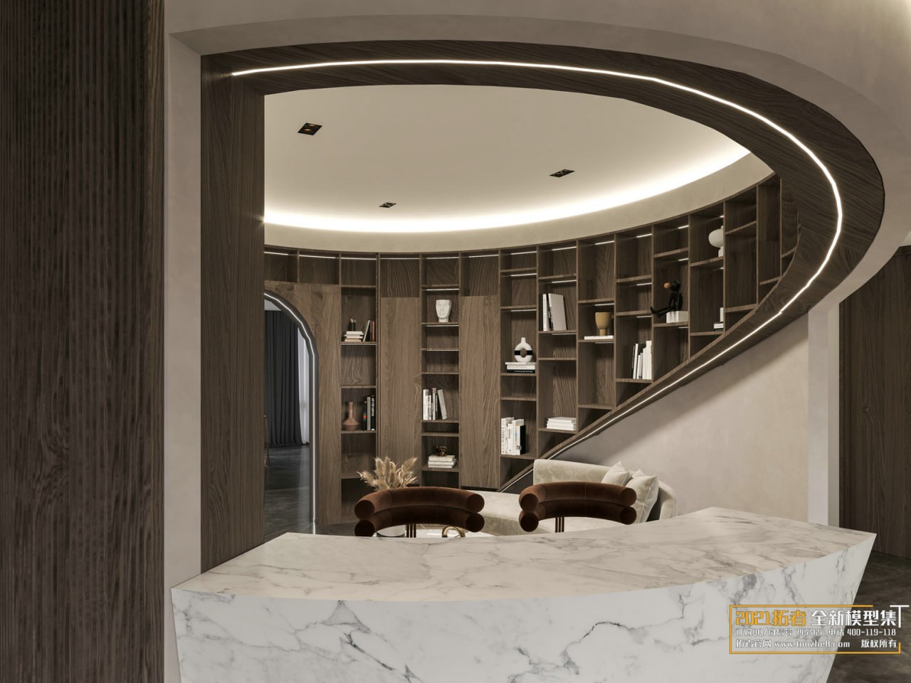 3D Living Room - Living Room Interior Model 110 (8)