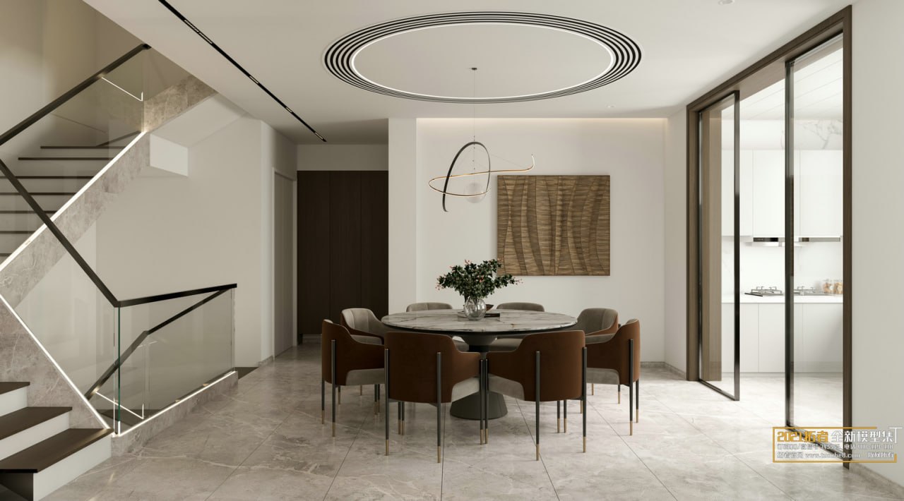 3D Living Room - Living Room Interior Model 111 (1)