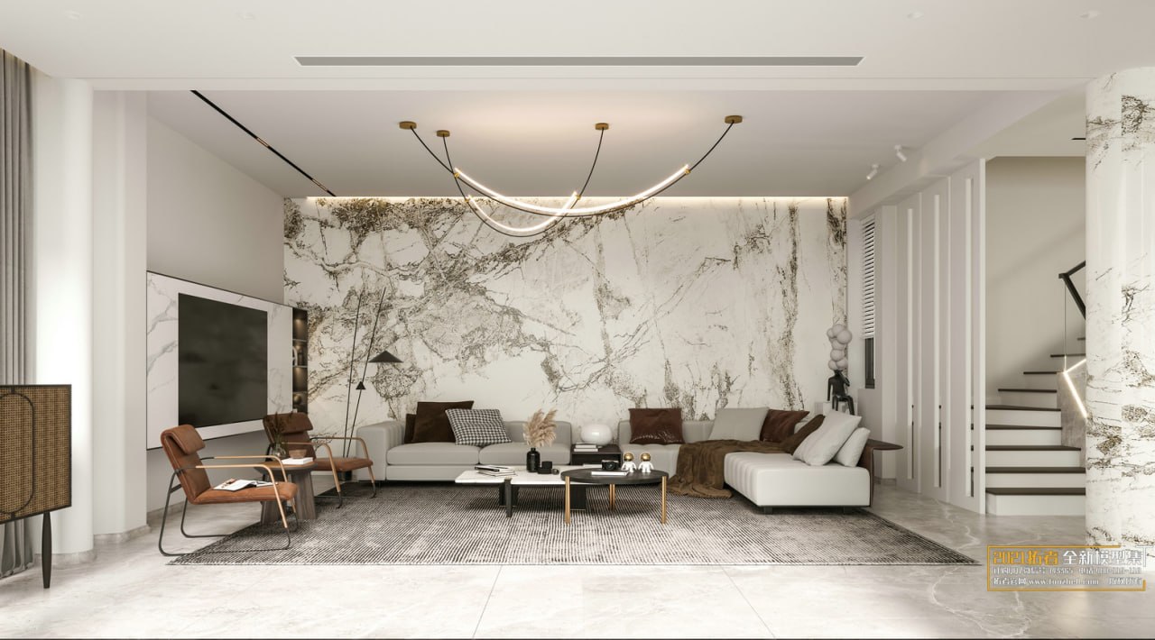 3D Living Room - Living Room Interior Model 111 (4)