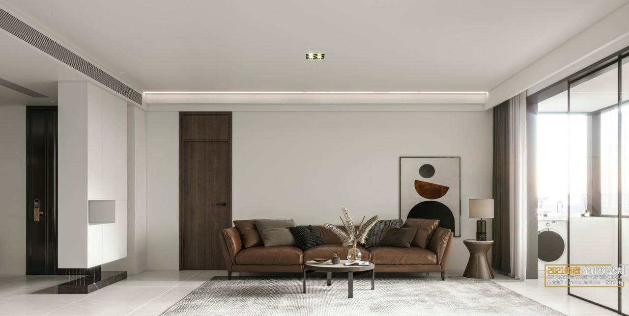 3D Living Room - Living Room Interior Model 132 (5)