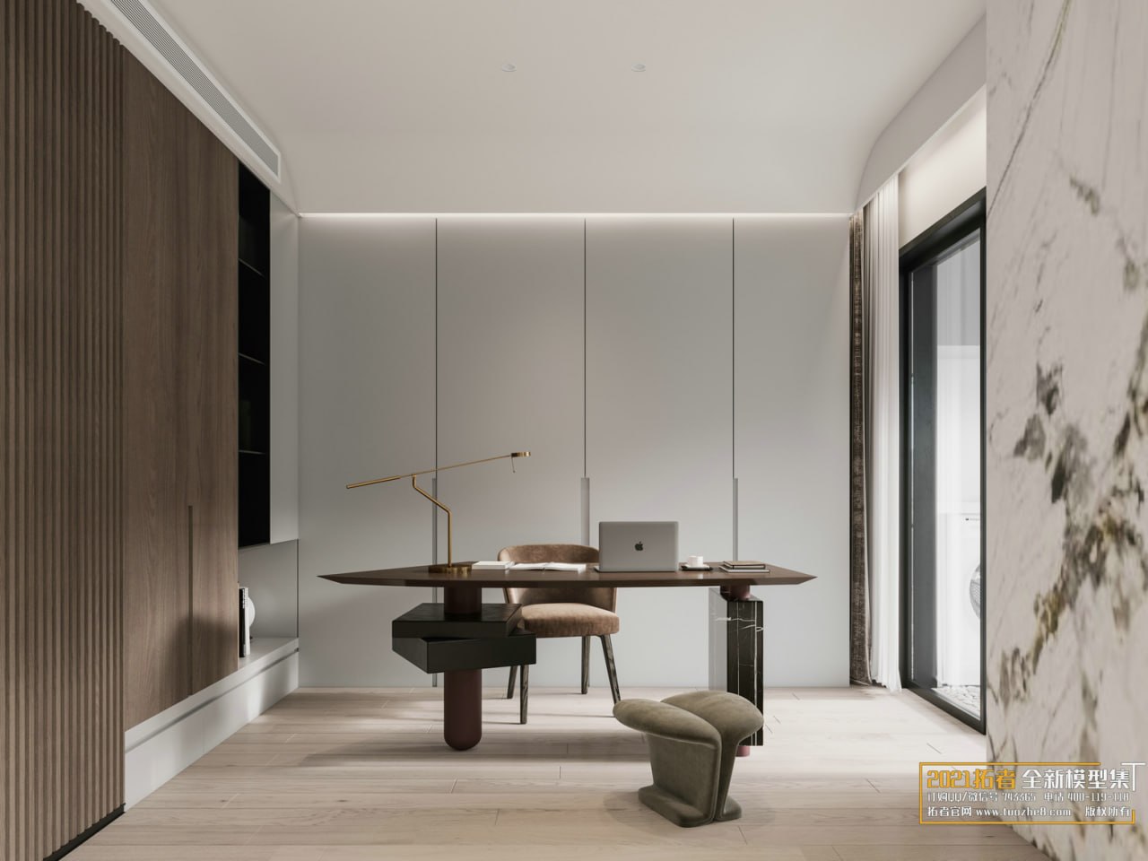 3D Living Room - Living Room Interior Model 142 (5)