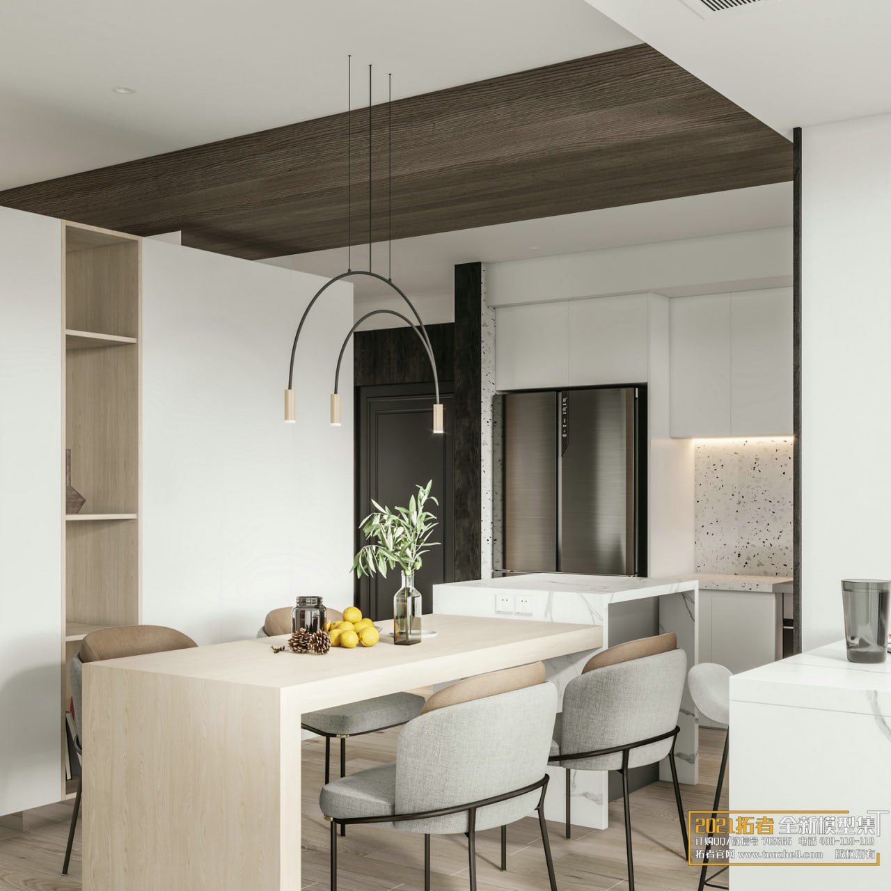 3D Living Room - Living Room Interior Model 83 (5)
