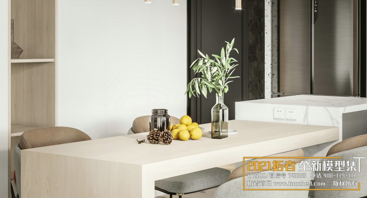 3D Living Room - Living Room Interior Model 83 (6)