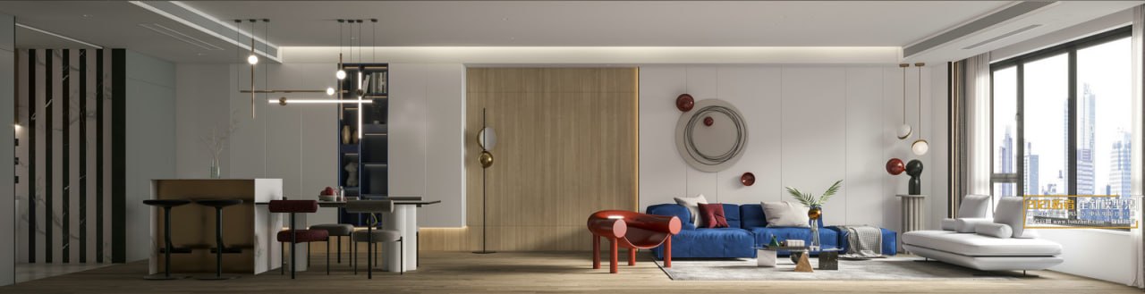 3D Living Room - Living Room Interior Model 96 (5)