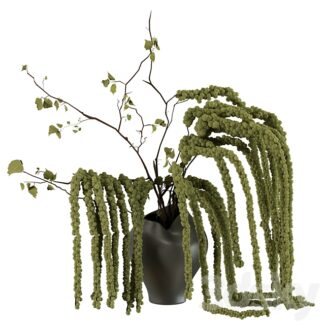 مدل سه بعدی گل و گلدان 1767