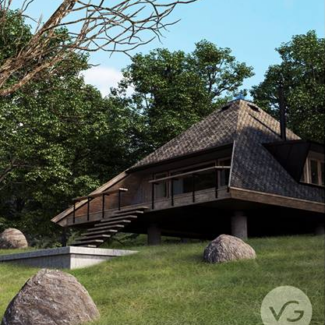 Sketchup By AVA arquitectura-interiorismo _ Residência 001