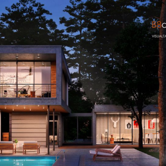 Sketchup By B8architect studio _ Residência 003
