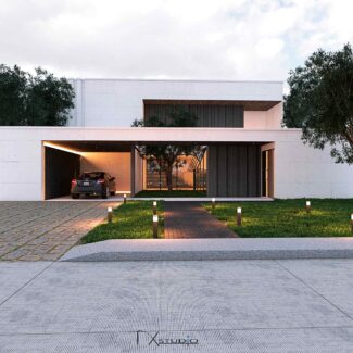 Sketchup By DK Studio _ Residência 001