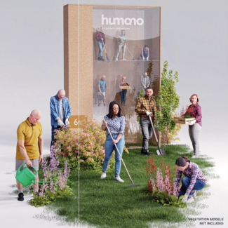 Humano 3D Collection Posed 2209 - Gardening