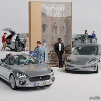Humano 3D Collection Posed 2211 Cars 01 V002