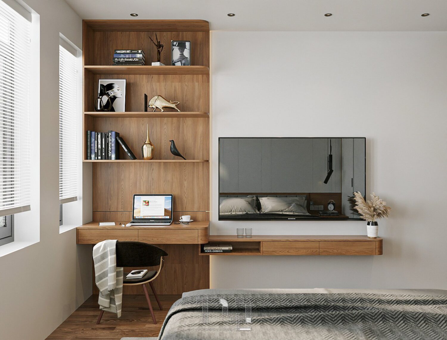 13221. Download Free Bedroom Interior Model By Dang Nam Quang