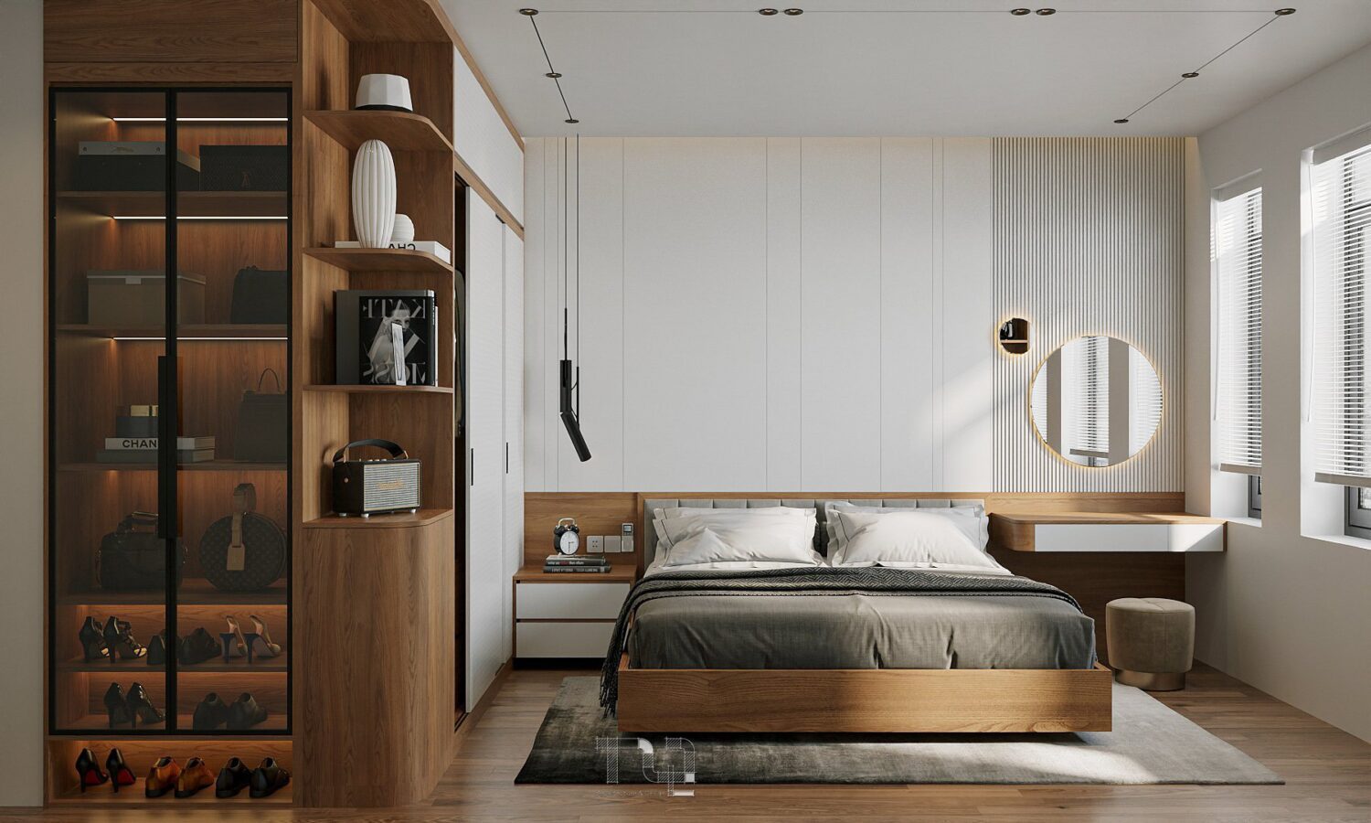 13221. Download Free Bedroom Interior Model By Dang Nam Quang