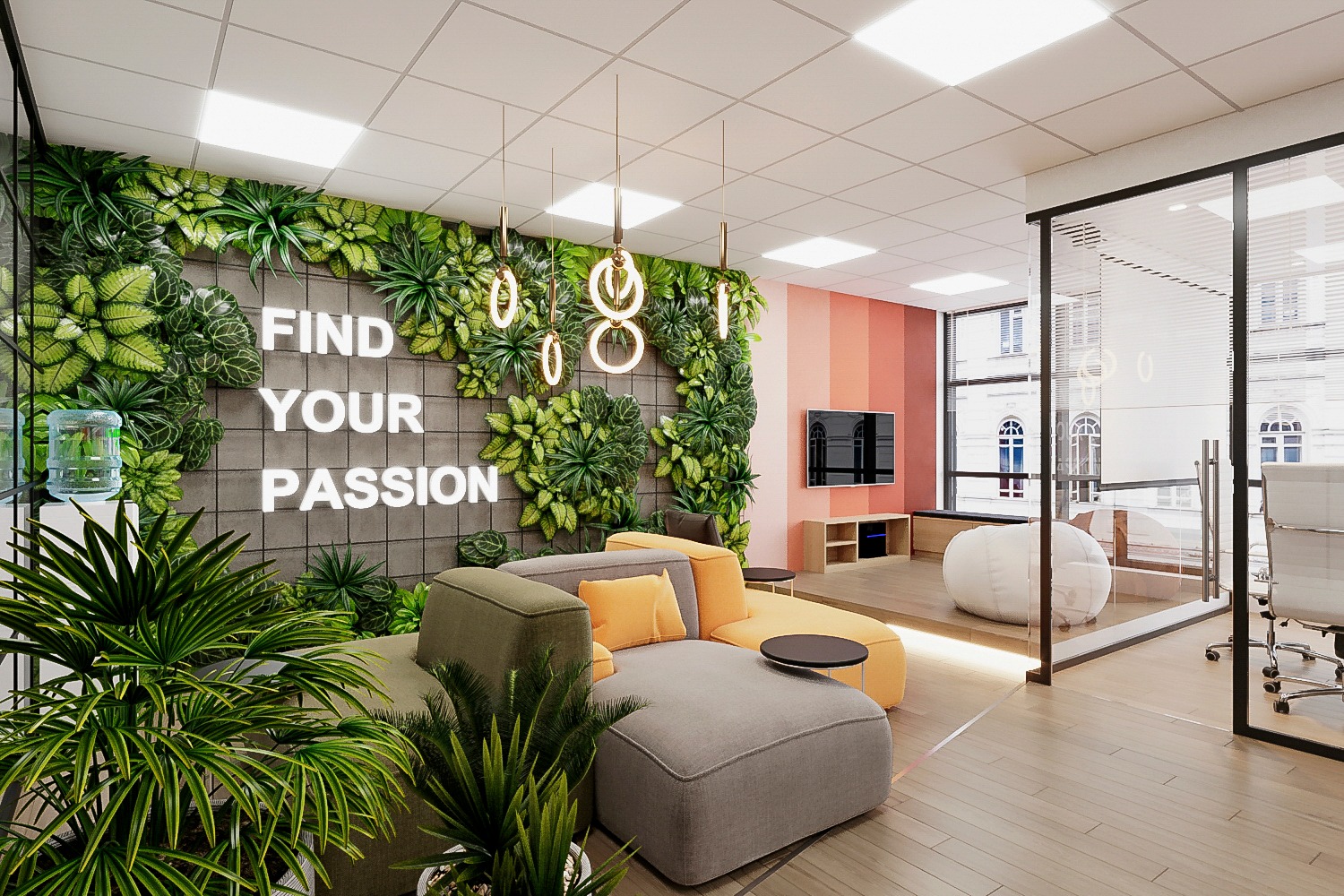 12810. Download Free Office Room Interior Model by Khiem Pham