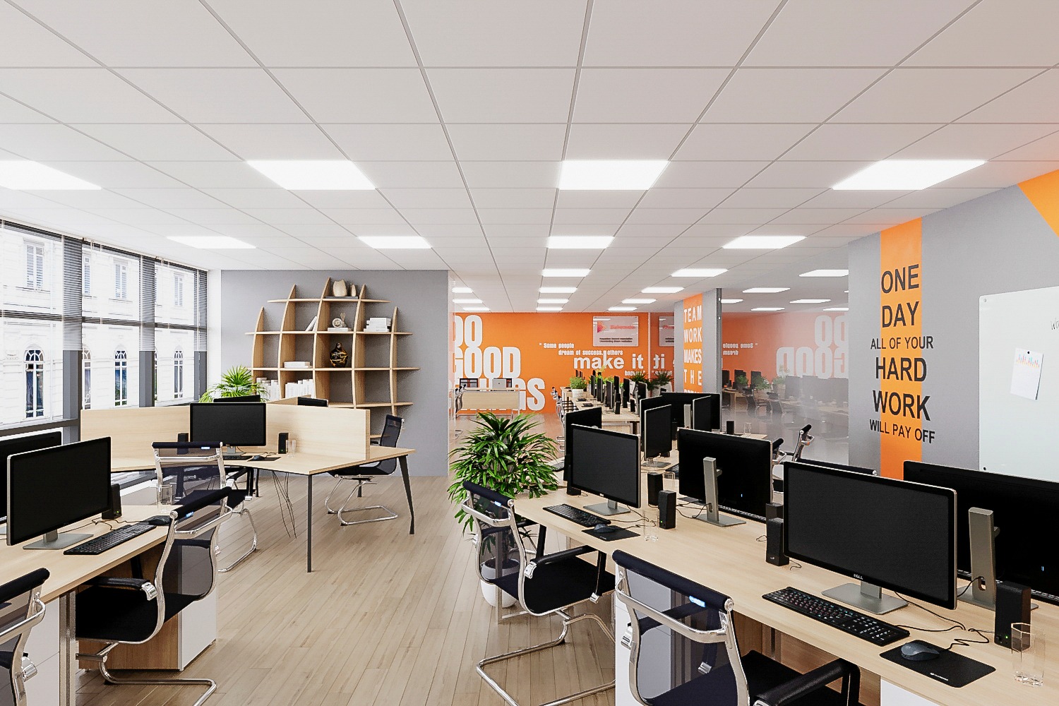 12810. Download Free Office Room Interior Model by Khiem Pham