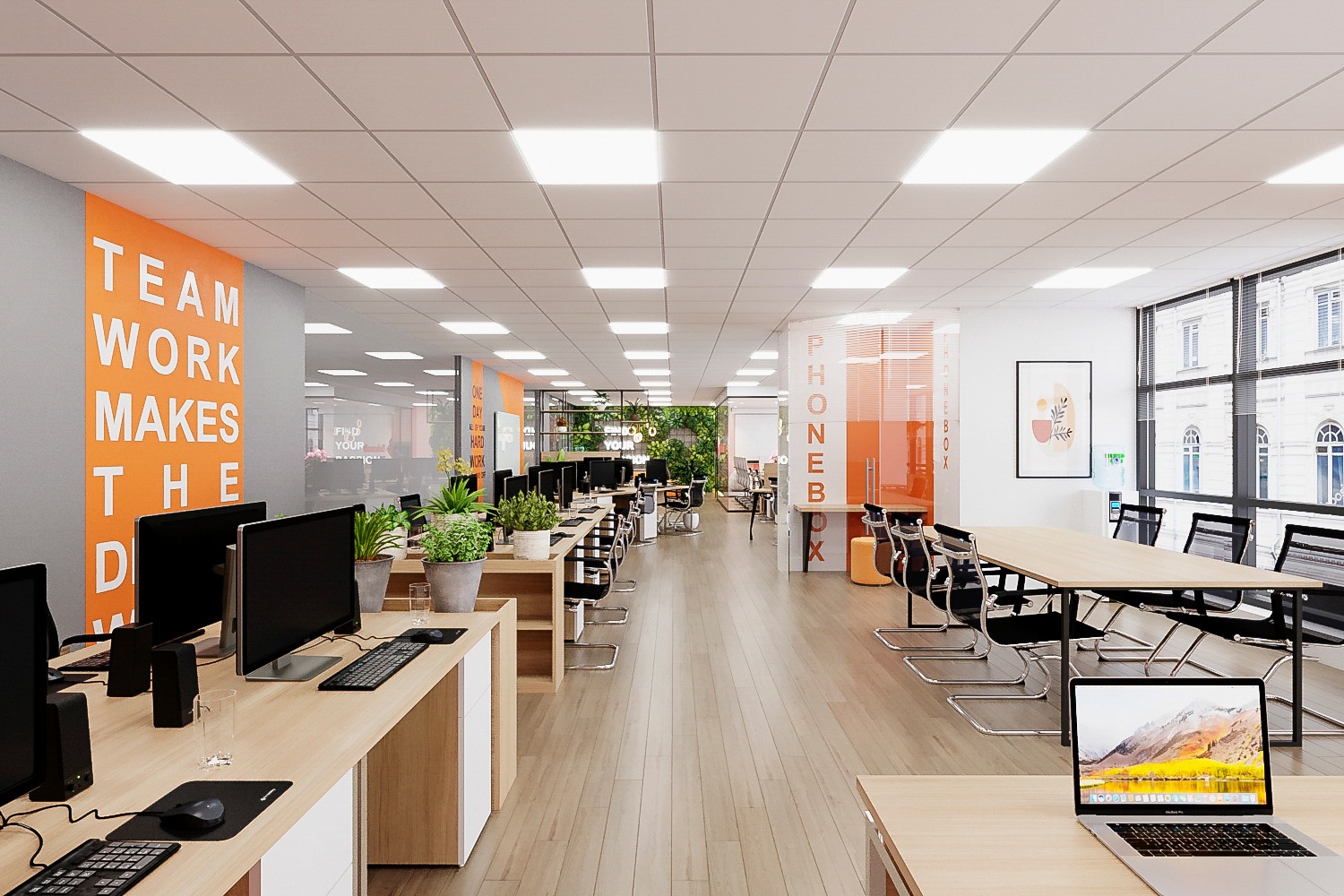 12810. Download Free Office Room Interior Model by Khiem Pham
