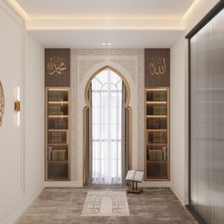 3D Prayer room interior model