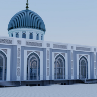 3D Mosque exterior