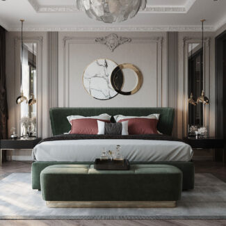 3D Interior Scenes File 3dsmax BEDROOM