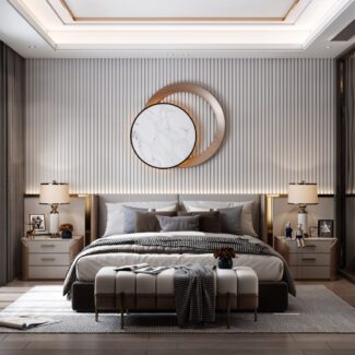 13665 3Ds Max Bedroom Interior Model Download