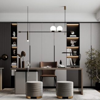 13641 3Ds Max Workroom Interior Model Download