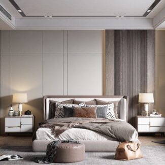 13672 3Ds Max Bedroom Interior Model Download