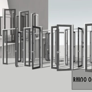 SWING DOUBLE ONE THIR Door Rhino