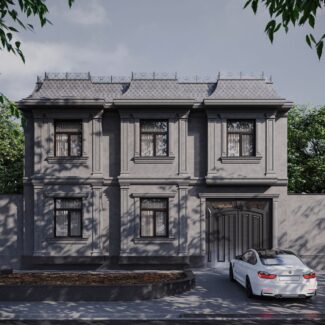 3D Exterior decoration House
