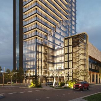12872 3D Office Tower Exterior Model