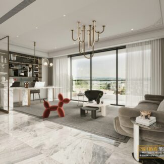 3D Living Room - Living Room  Interior Model 09