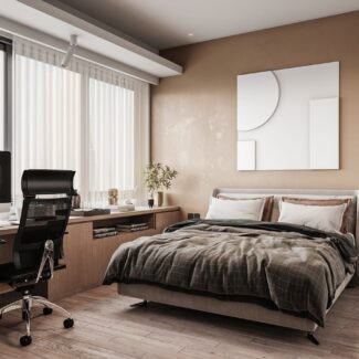 3D Interior Apartment Living Room Scenes